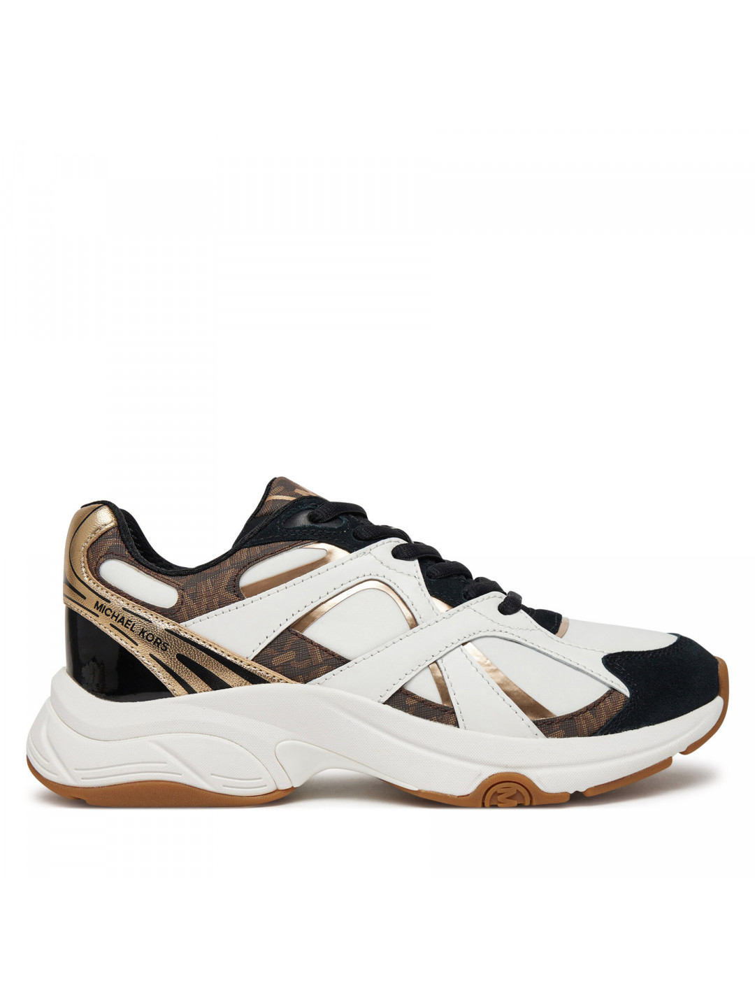 Sneakersy MICHAEL Michael Kors 43F4LEFS6S Hnědá